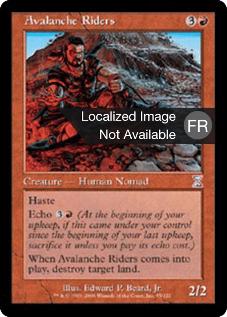 Chevaucheurs d'avalanche — Time Spiral Timeshifted — Magic: The Gathering