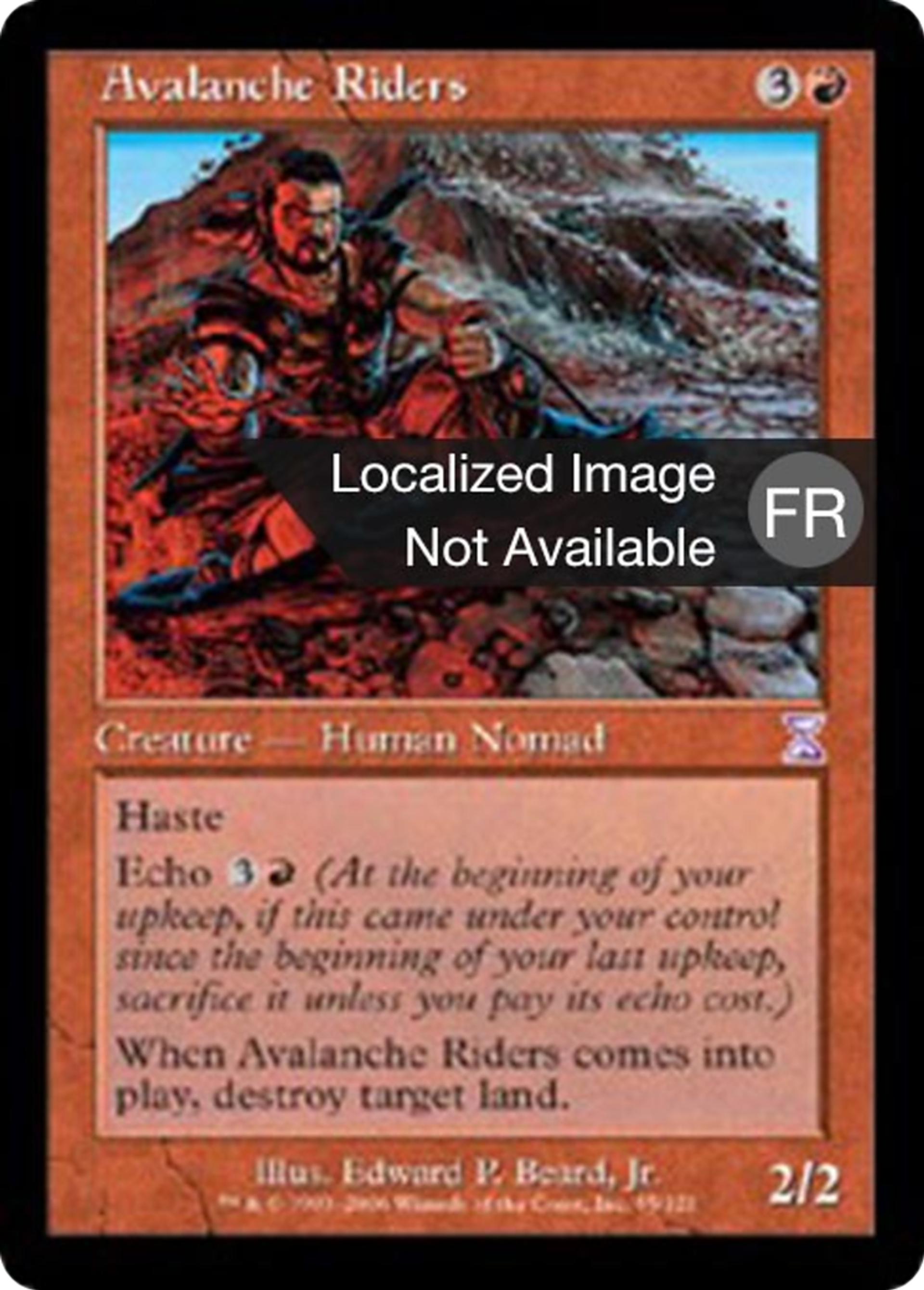 Chevaucheurs d'avalanche — Time Spiral Timeshifted — Magic: The Gathering