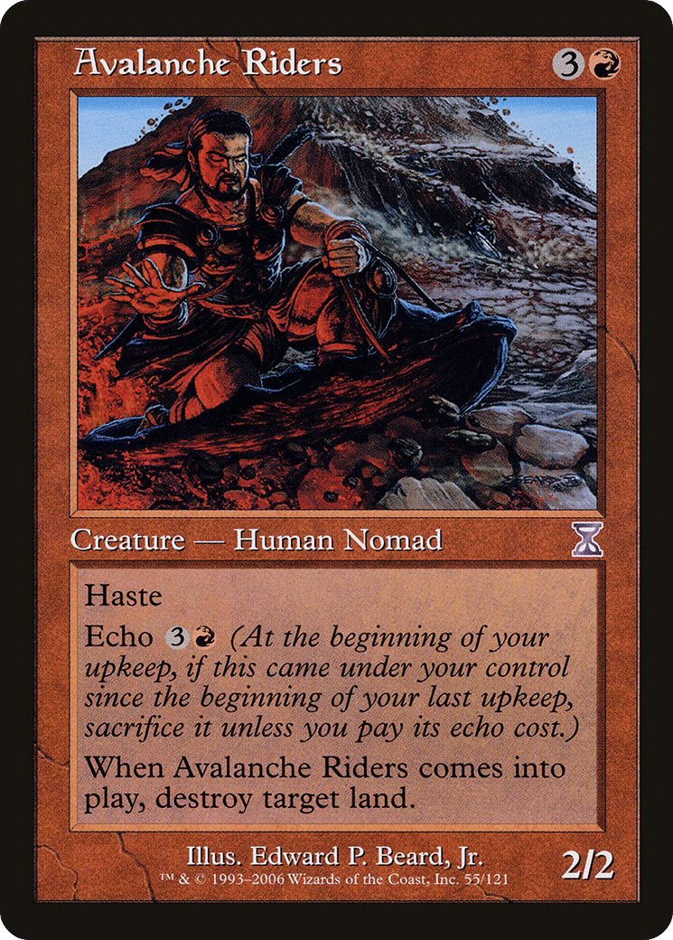 Avalanche Riders — Time Spiral Timeshifted — Magic: The Gathering