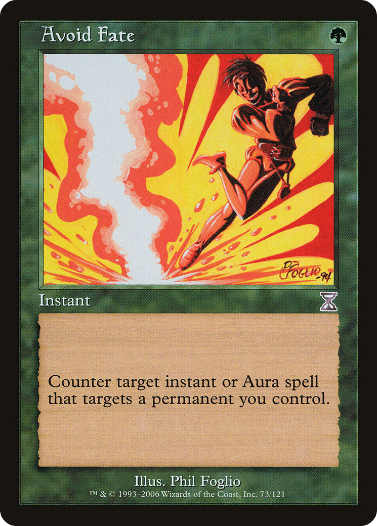 Avoid Fate — Time Spiral Timeshifted — Magic: The Gathering