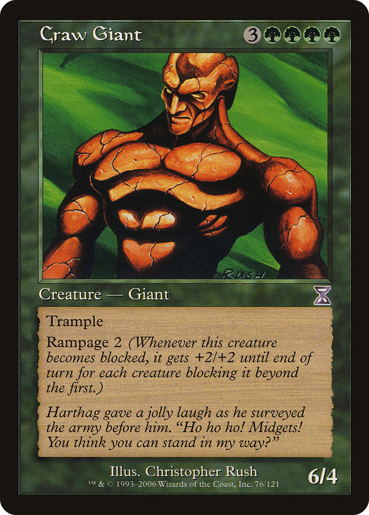 Craw Giant — Time Spiral Timeshifted — Magic: The Gathering