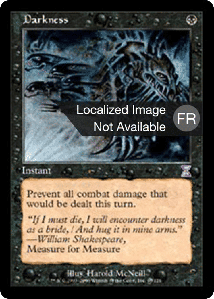 Obscurité — Time Spiral Timeshifted — Magic: The Gathering