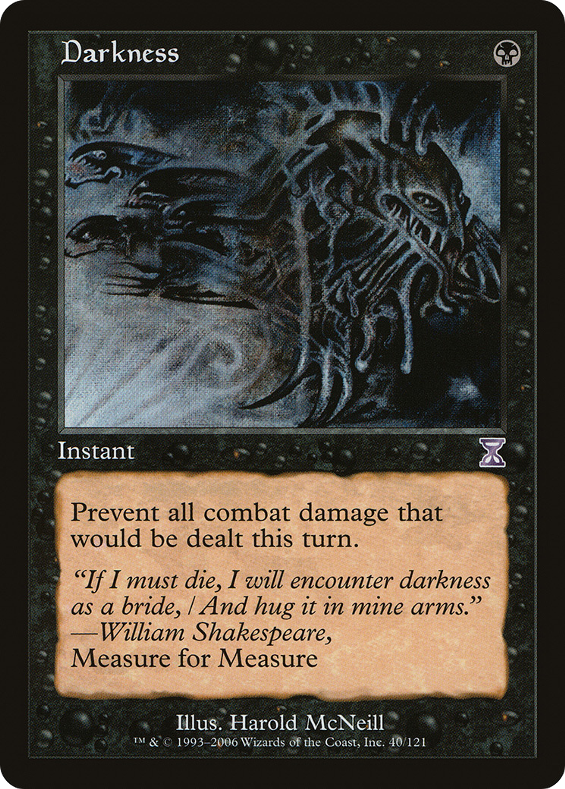 Darkness — Time Spiral Timeshifted — Magic: The Gathering