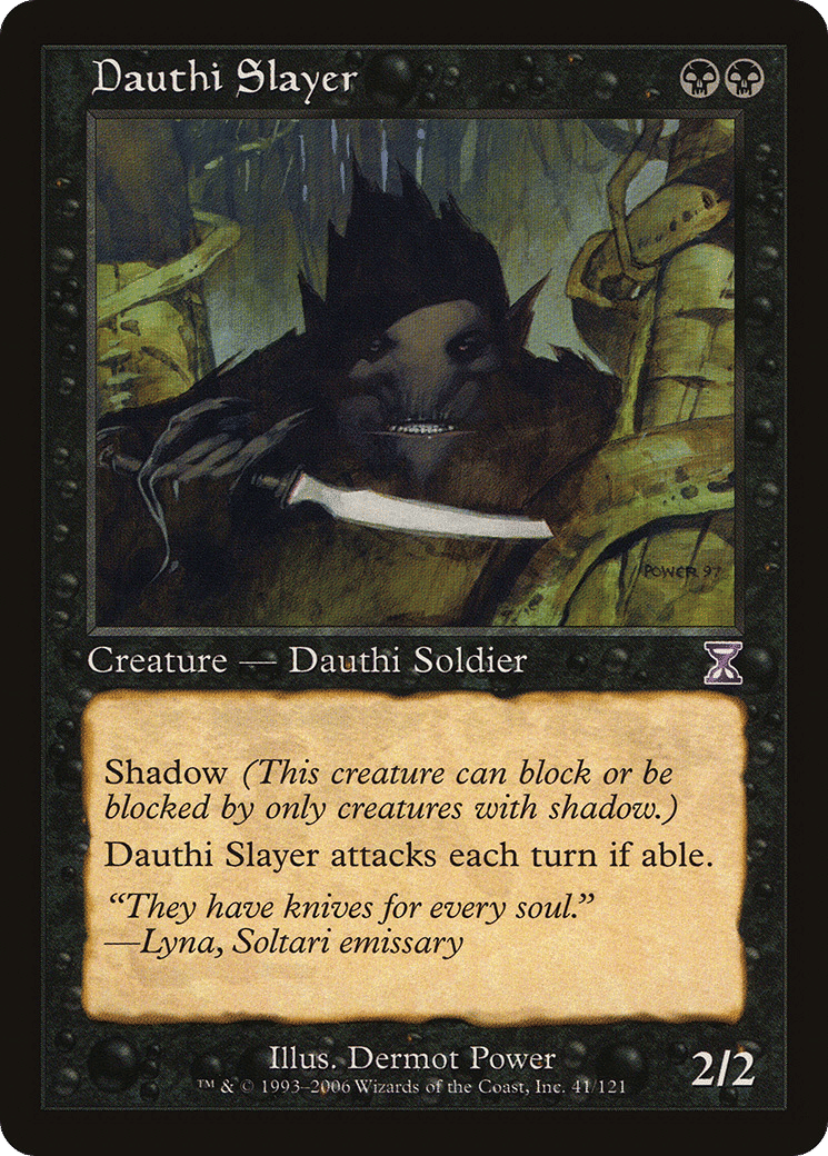 Dauthi Slayer — Time Spiral Timeshifted — Magic: The Gathering