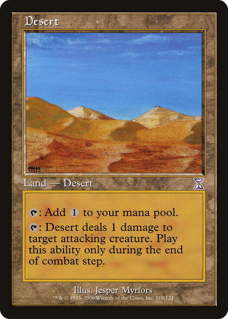 Desert — Time Spiral Timeshifted — Magic: The Gathering