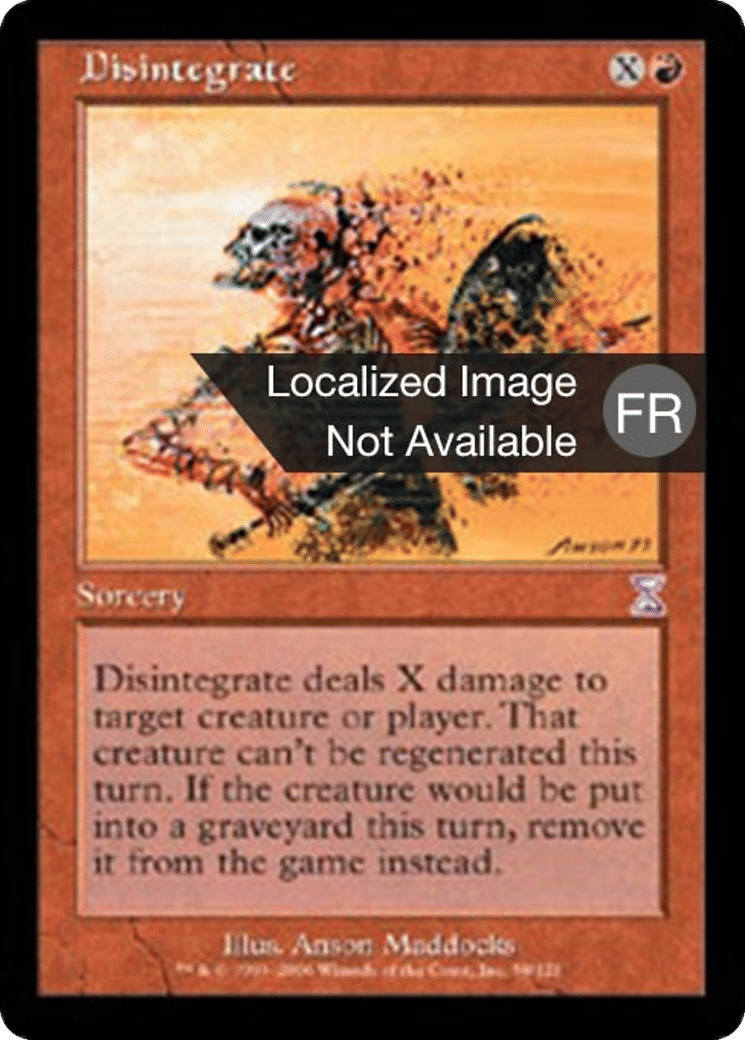 Désintégration — Time Spiral Timeshifted — Magic: The Gathering