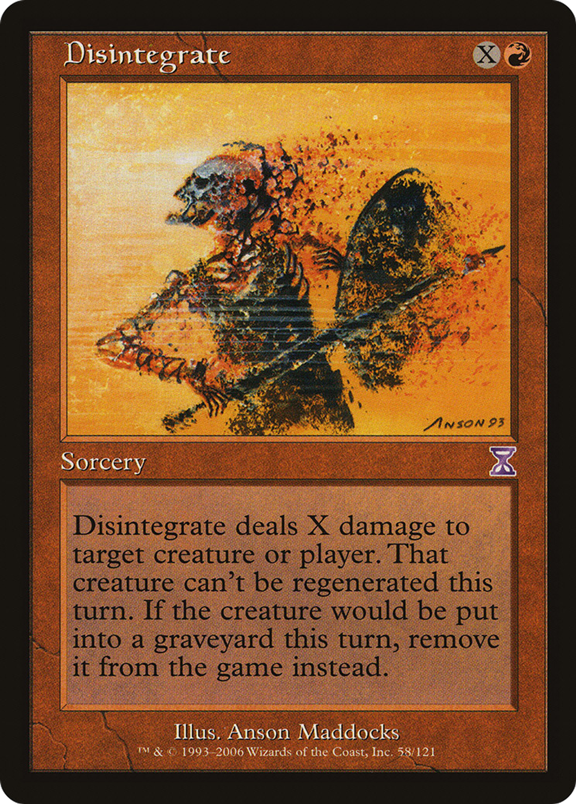 Disintegrate — Time Spiral Timeshifted — Magic: The Gathering