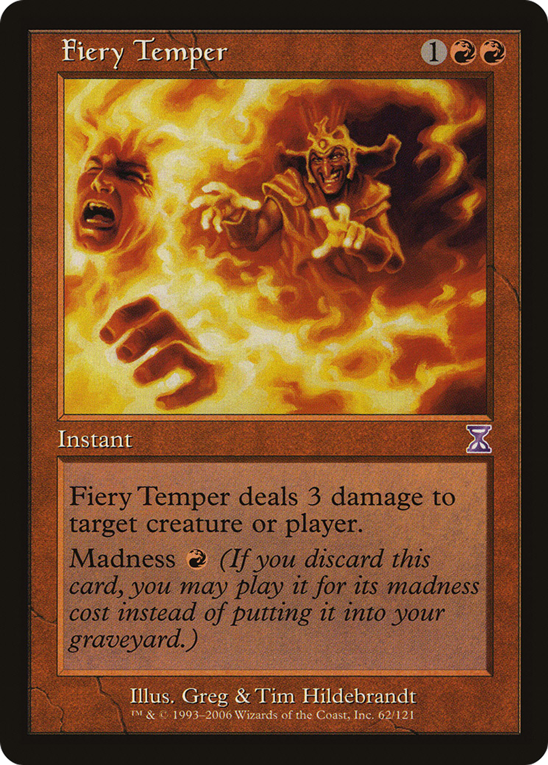 Fiery Temper — Time Spiral Timeshifted — Magic: The Gathering