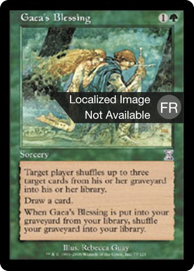 Bénédiction selon Gaia — Time Spiral Timeshifted — Magic: The Gathering