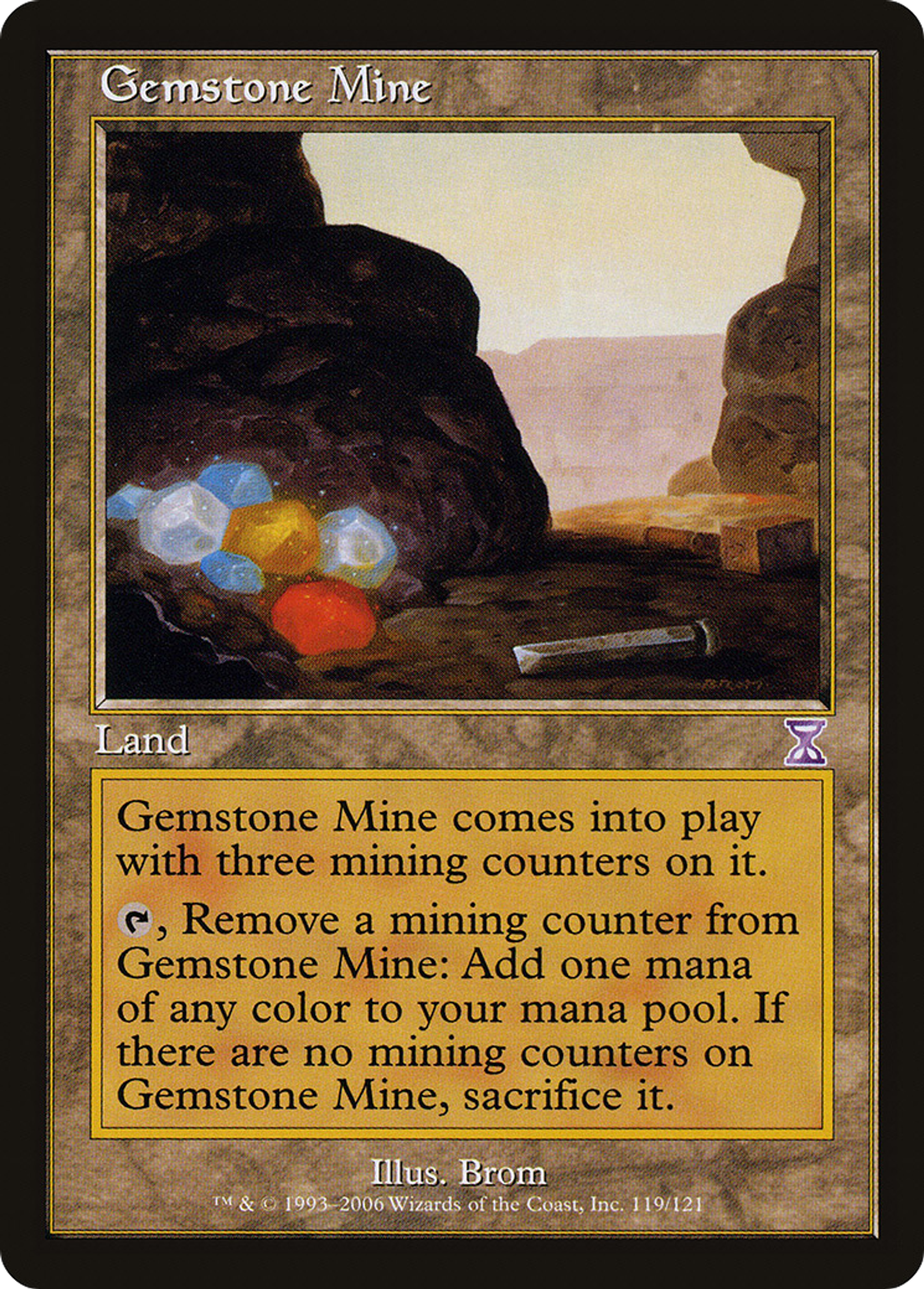 Gemstone Mine — Time Spiral Timeshifted — Magic: The Gathering