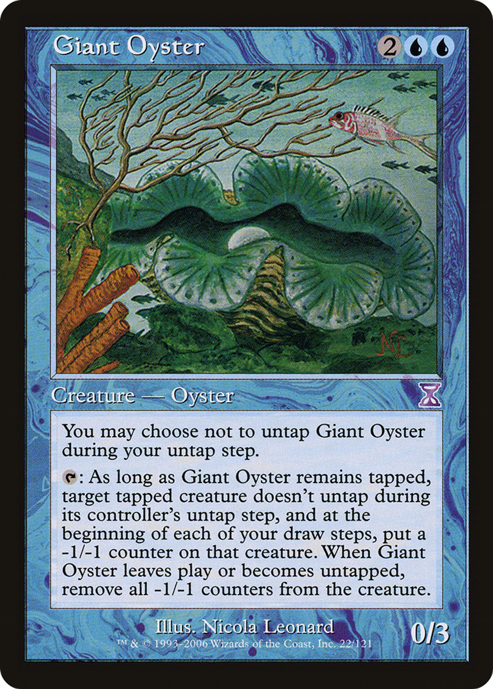 Giant Oyster — Time Spiral Timeshifted — Magic: The Gathering