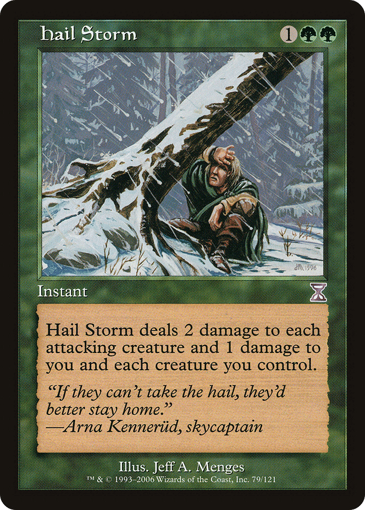 Hail Storm — Time Spiral Timeshifted — Magic: The Gathering