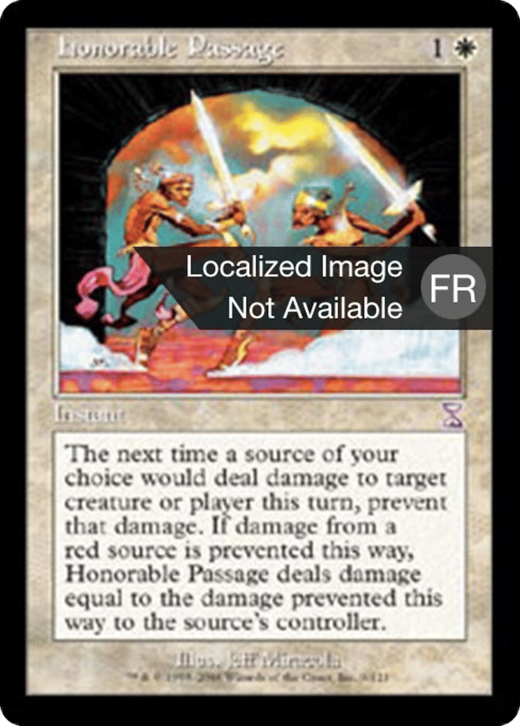 Passage honorable — Time Spiral Timeshifted — Magic: The Gathering