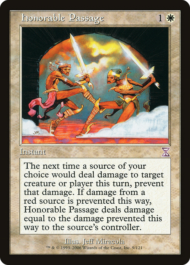 Honorable Passage — Time Spiral Timeshifted — Magic: The Gathering