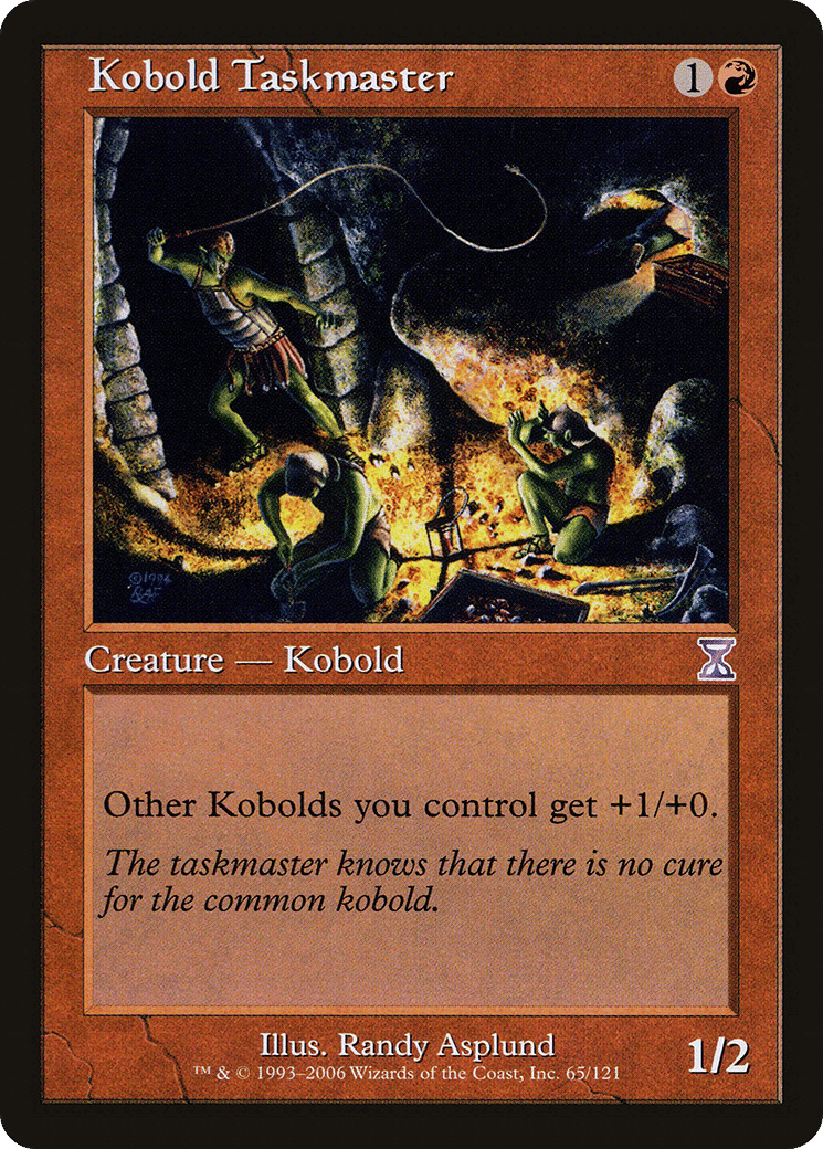 Kobold Taskmaster — Time Spiral Timeshifted — Magic: The Gathering
