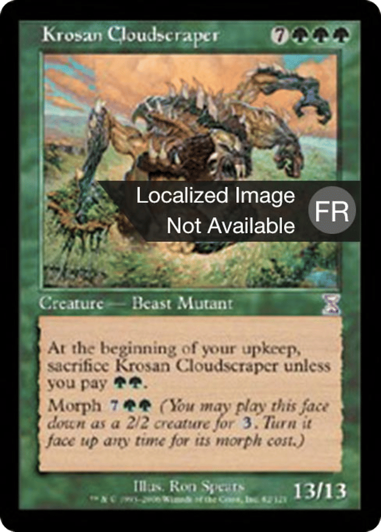 Écorche-nuage krosian — Time Spiral Timeshifted — Magic: The Gathering
