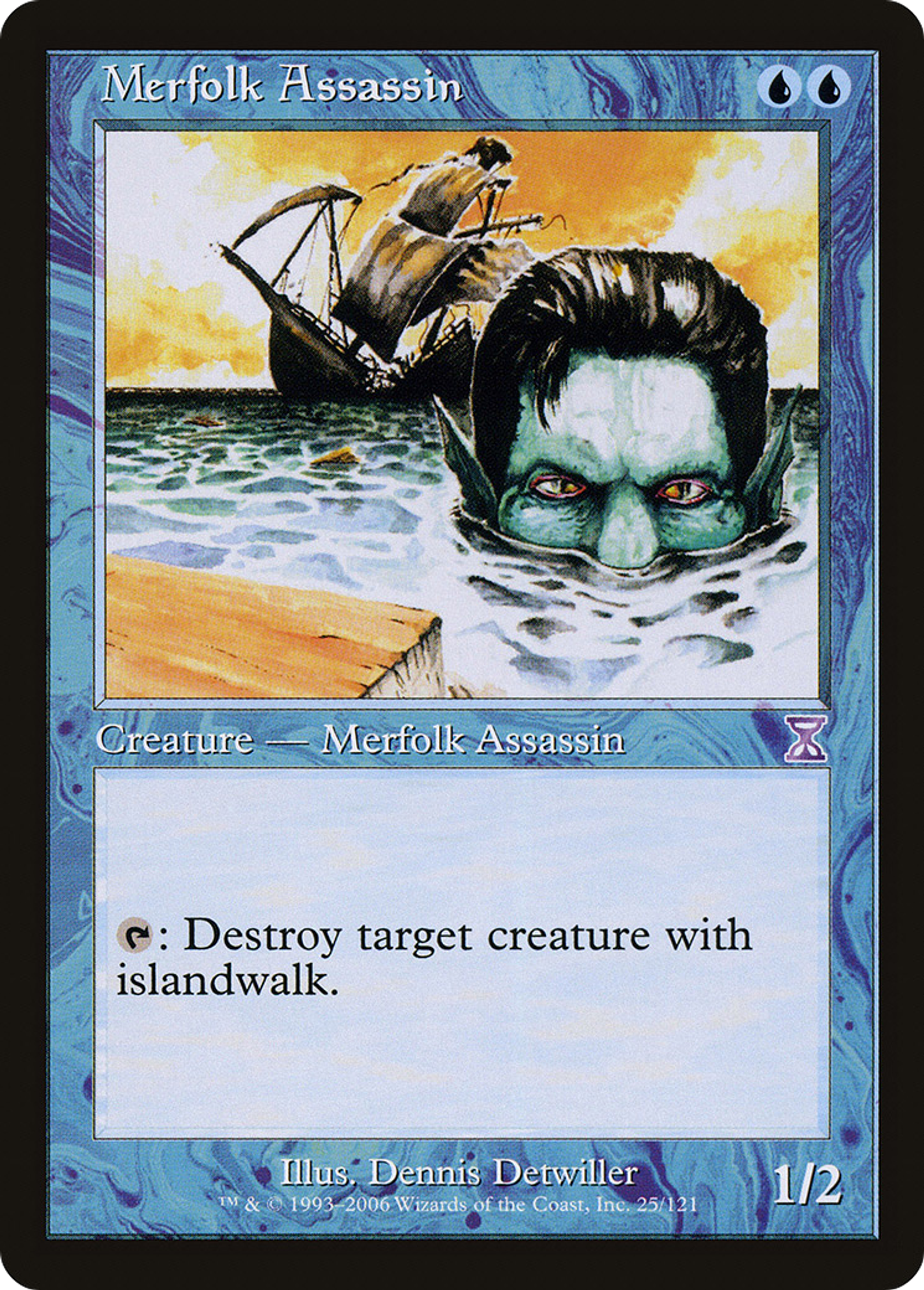 Merfolk Assassin — Time Spiral Timeshifted — Magic: The Gathering