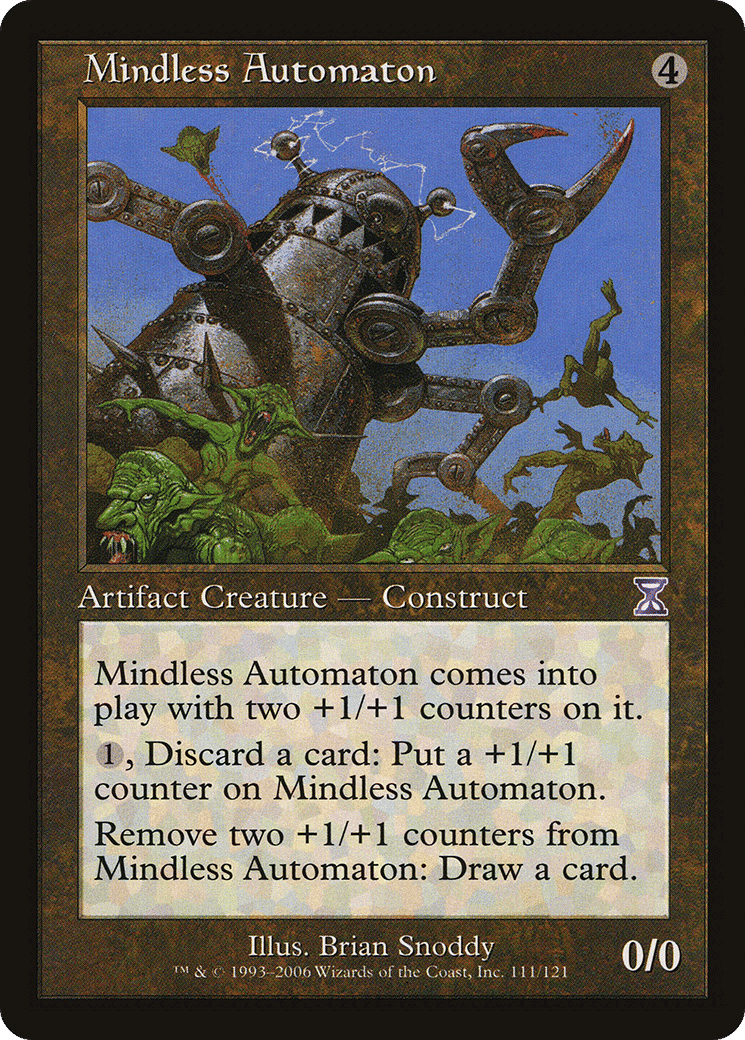 Mindless Automaton — Time Spiral Timeshifted — Magic: The Gathering
