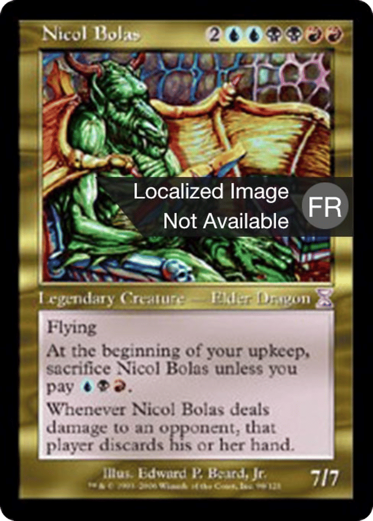 Nicol Bolas — Time Spiral Timeshifted — Magic: The Gathering