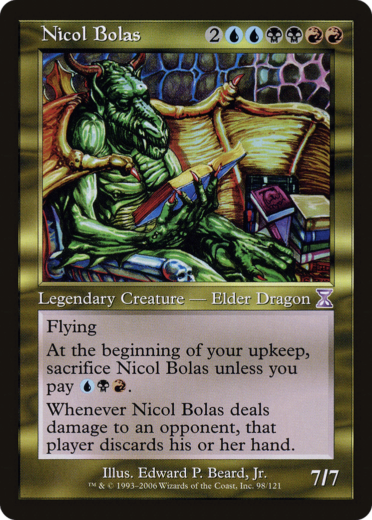Nicol Bolas — Time Spiral Timeshifted — Magic: The Gathering