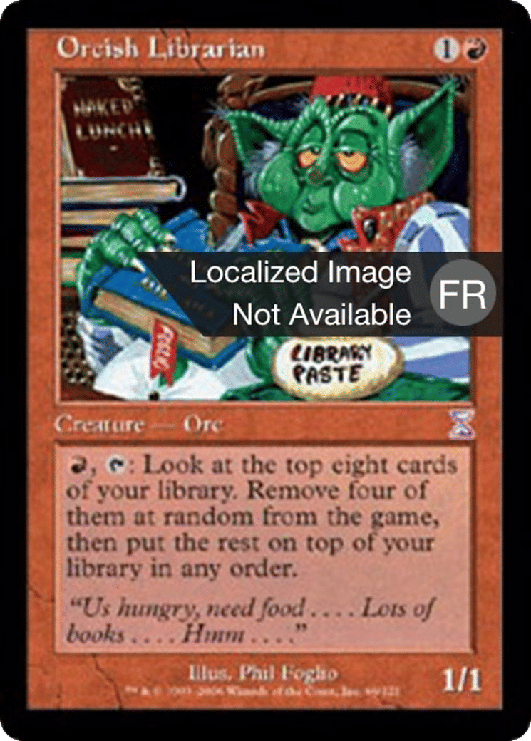 Bibliothécaire orque — Time Spiral Timeshifted — Magic: The Gathering