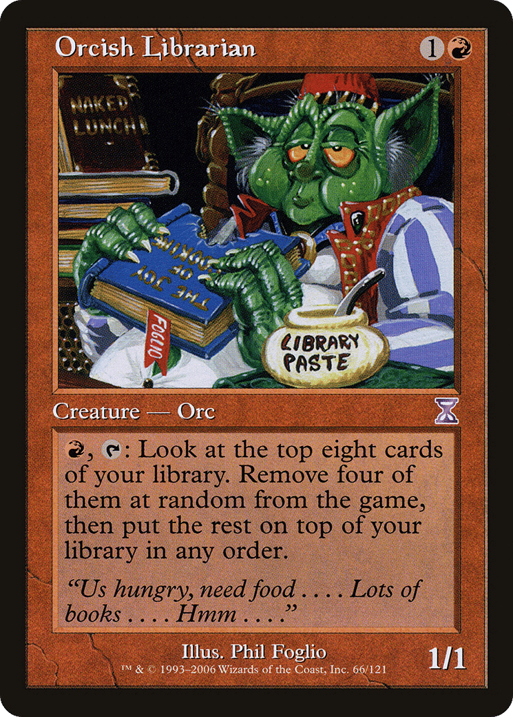 Orcish Librarian — Time Spiral Timeshifted — Magic: The Gathering