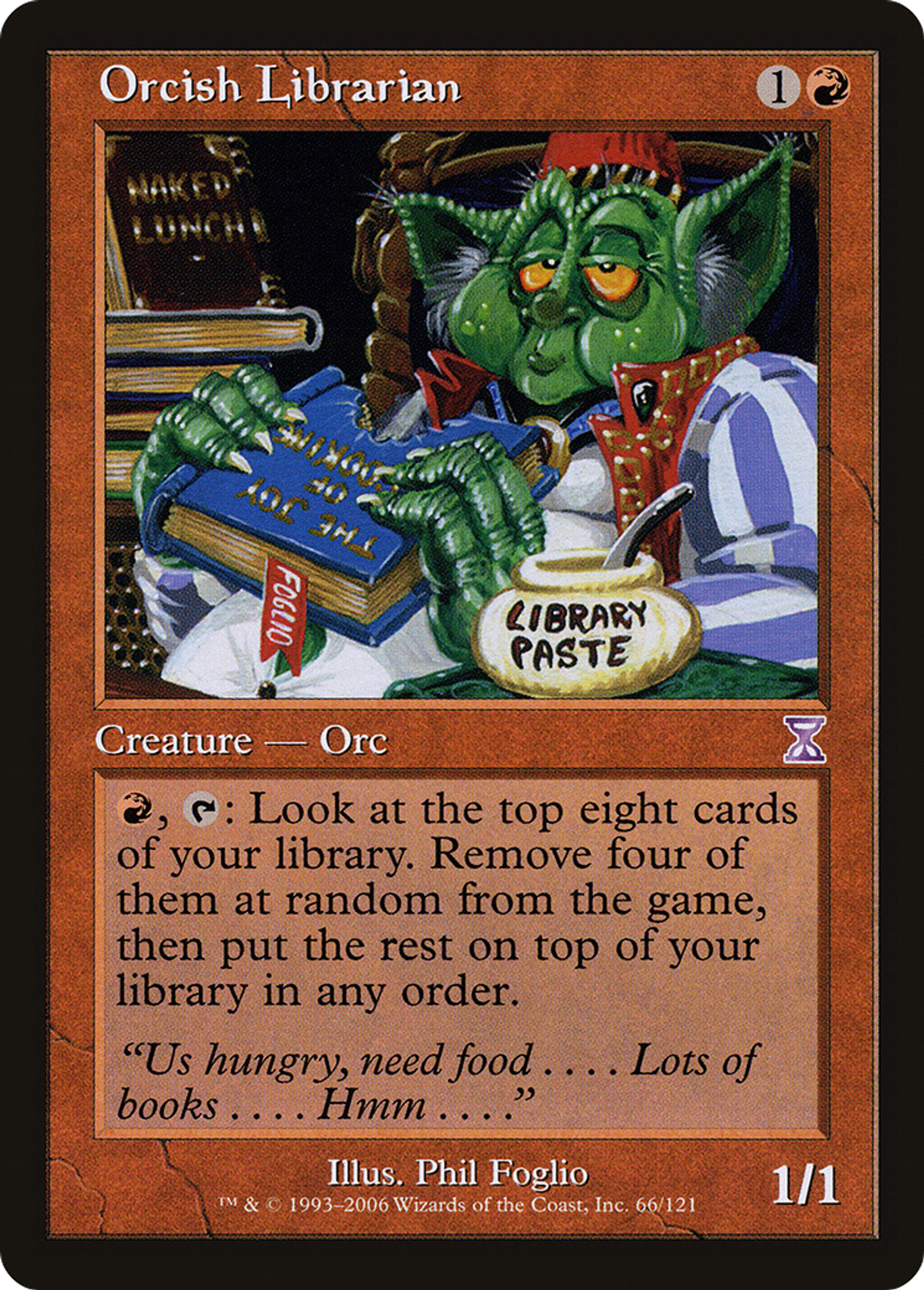 Orcish Librarian — Time Spiral Timeshifted — Magic: The Gathering
