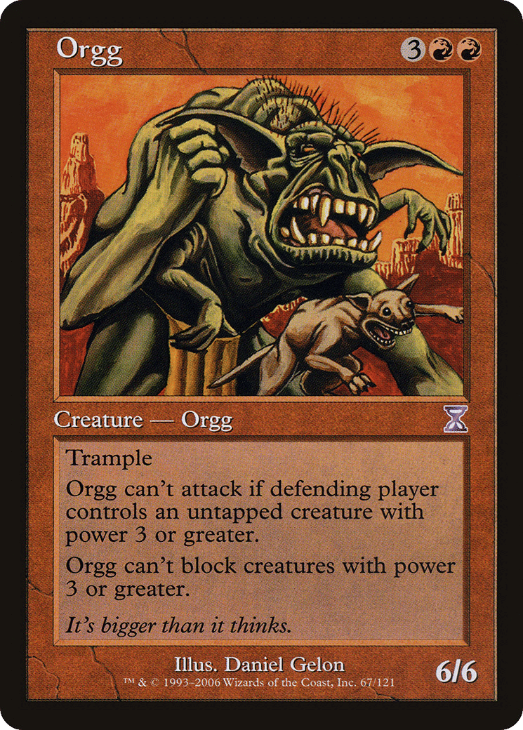Orgg — Time Spiral Timeshifted — Magic: The Gathering