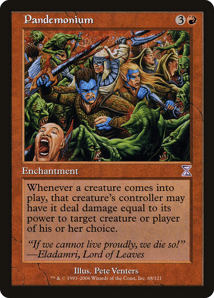 Pandemonium — Time Spiral Timeshifted — Magic: The Gathering
