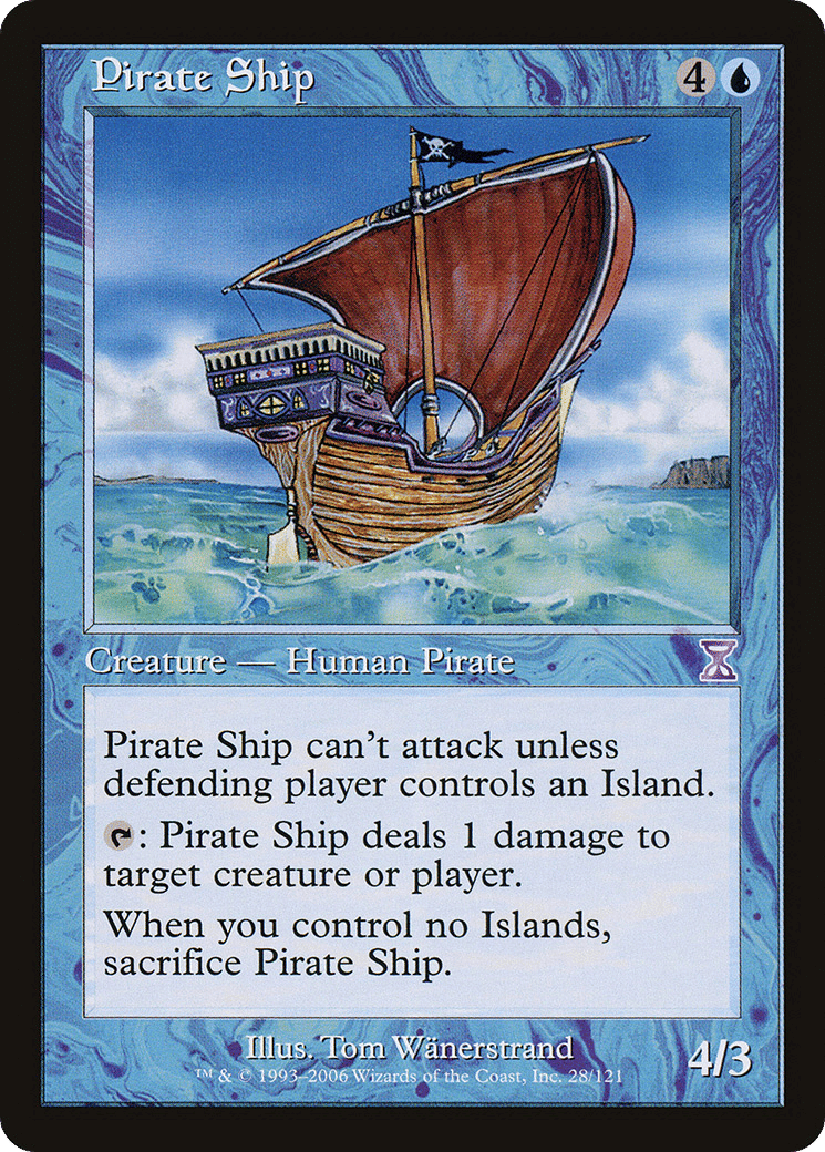Pirate Ship — Time Spiral Timeshifted — Magic: The Gathering