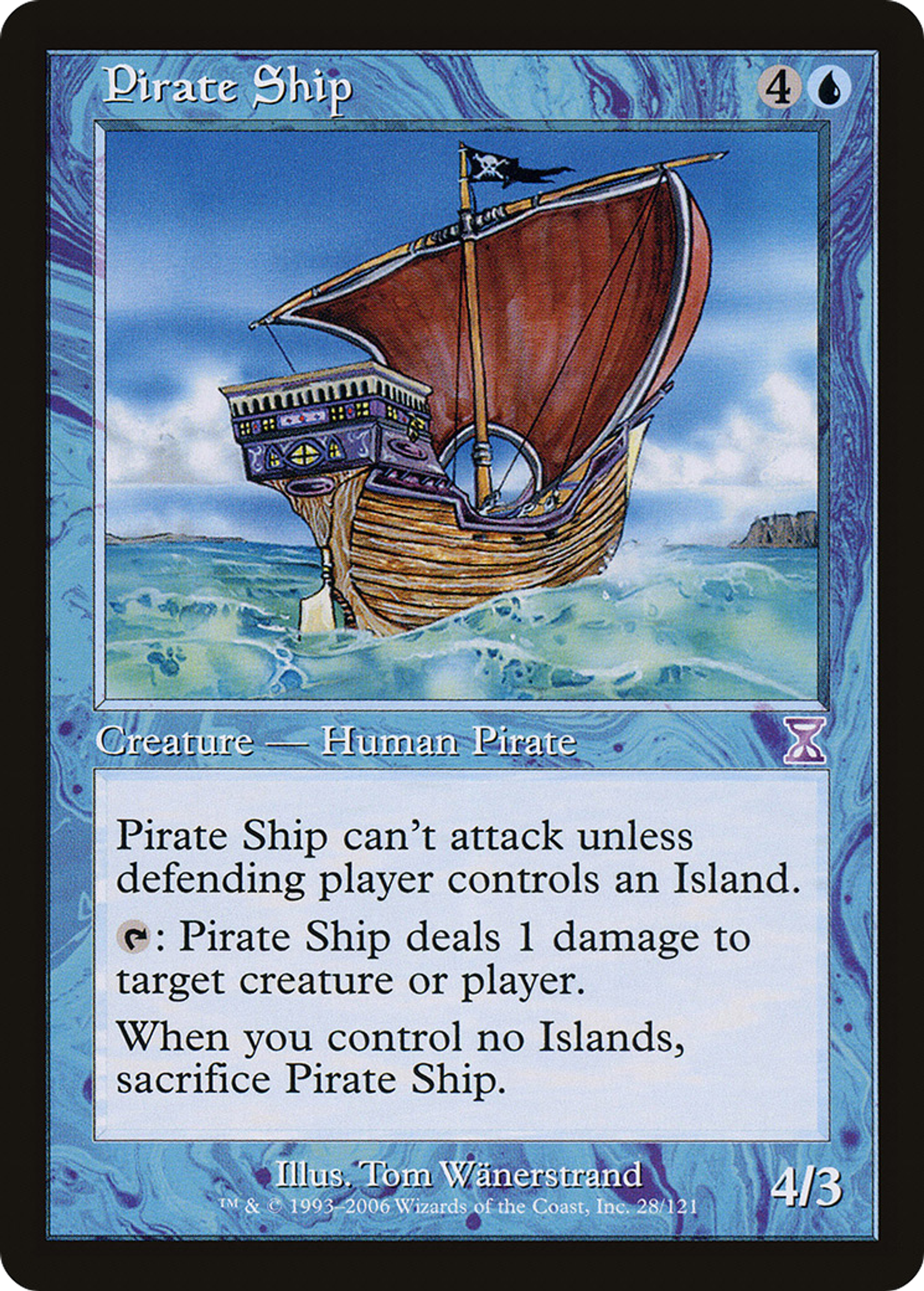 Pirate Ship — Time Spiral Timeshifted — Magic: The Gathering