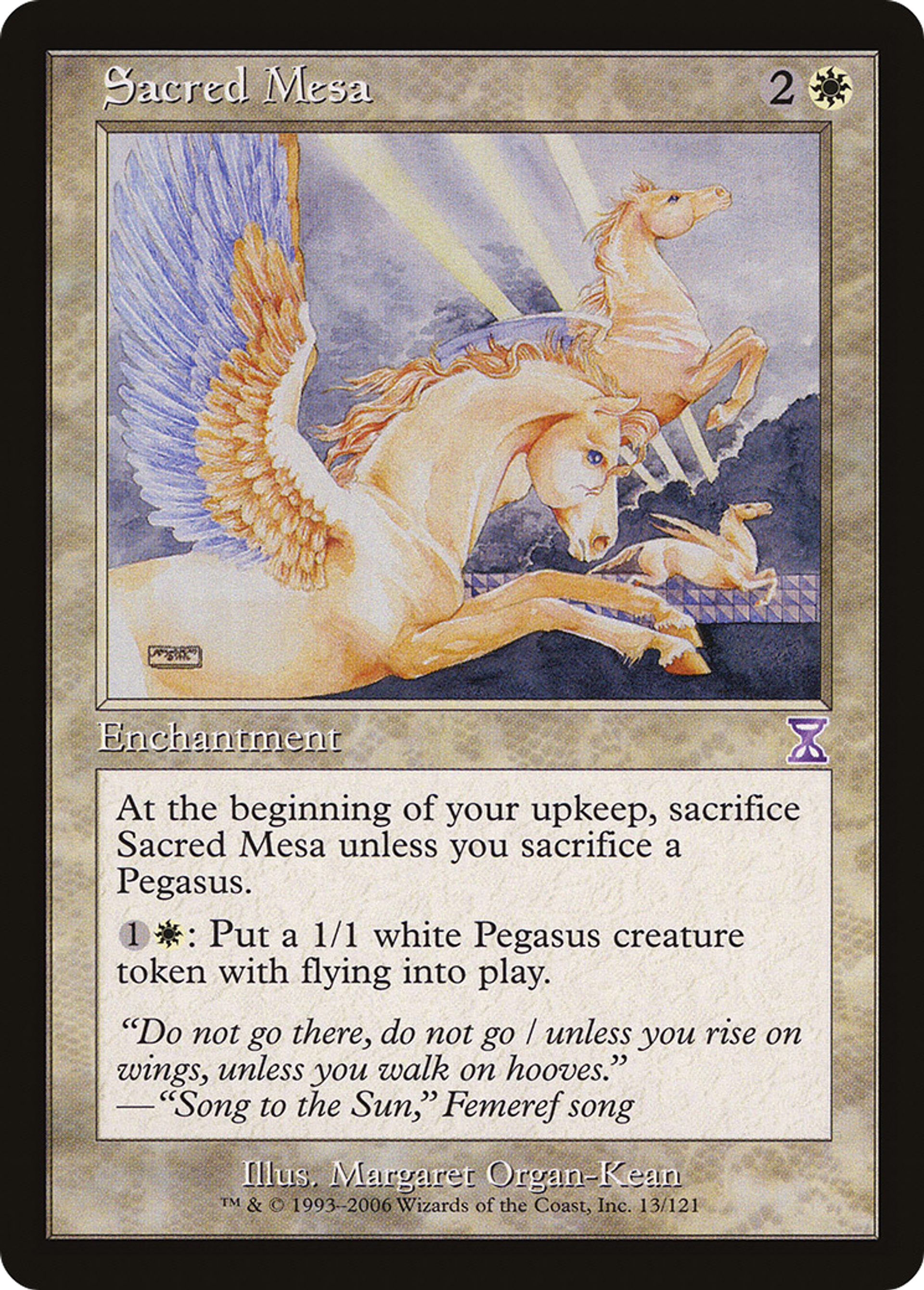 Sacred Mesa — Time Spiral Timeshifted — Magic: The Gathering