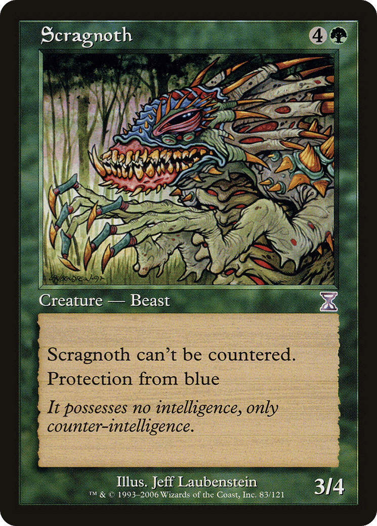 Scragnoth — Time Spiral Timeshifted — Magic: The Gathering