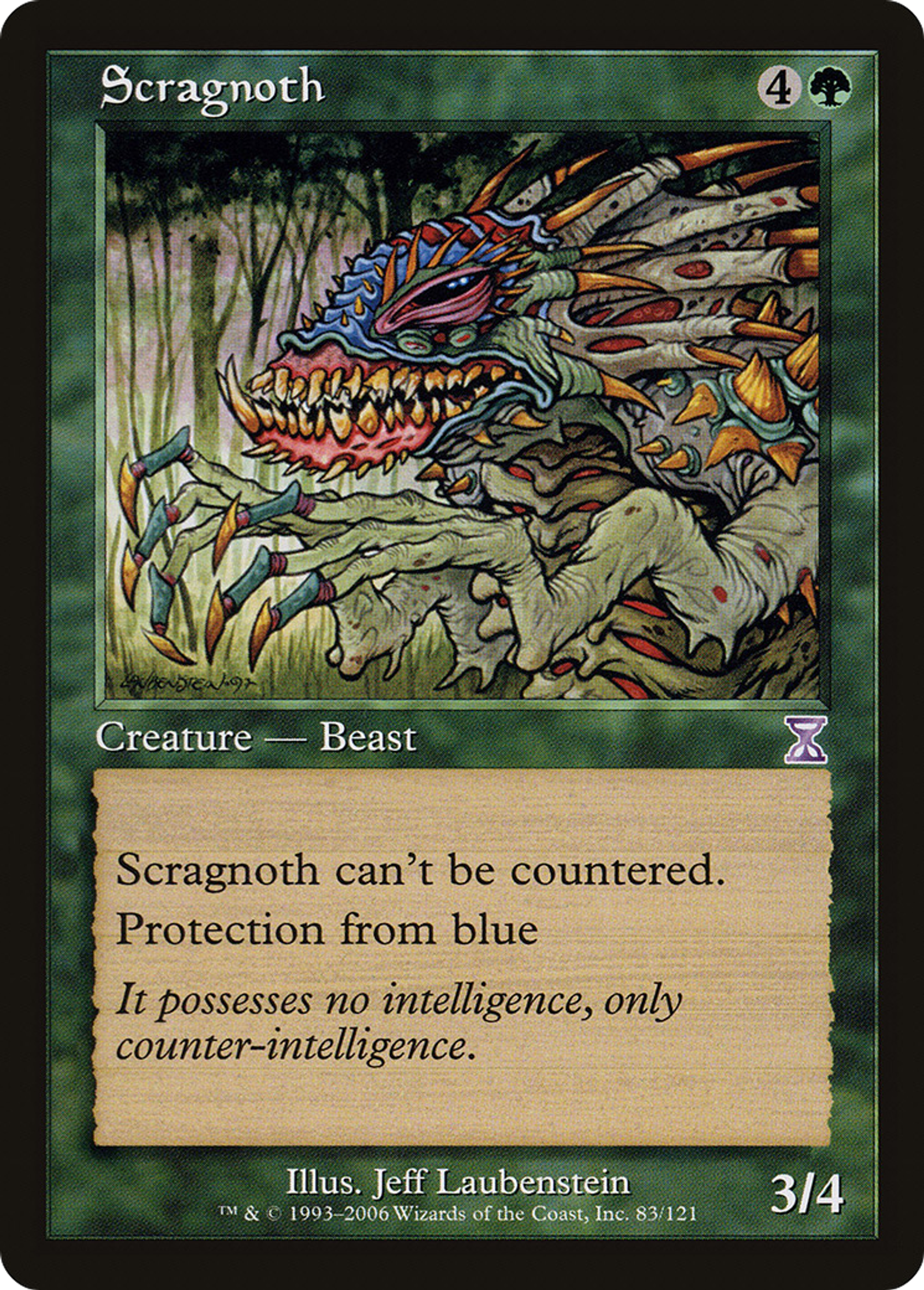 Scragnoth — Time Spiral Timeshifted — Magic: The Gathering