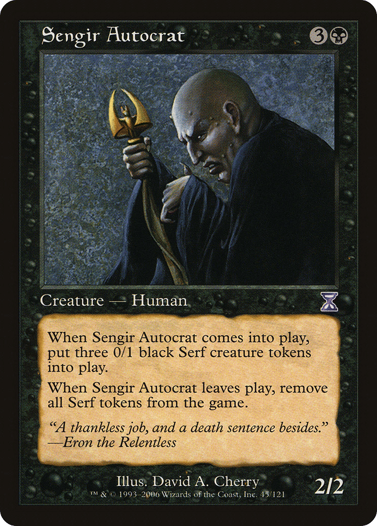 Sengir Autocrat — Time Spiral Timeshifted — Magic: The Gathering