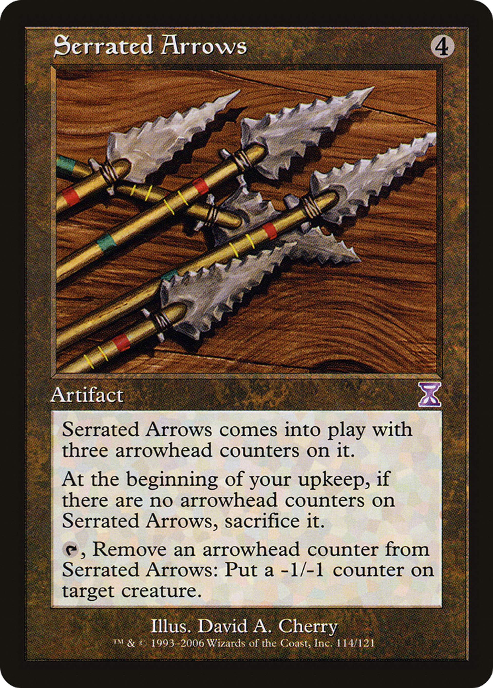 Serrated Arrows — Time Spiral Timeshifted — Magic: The Gathering