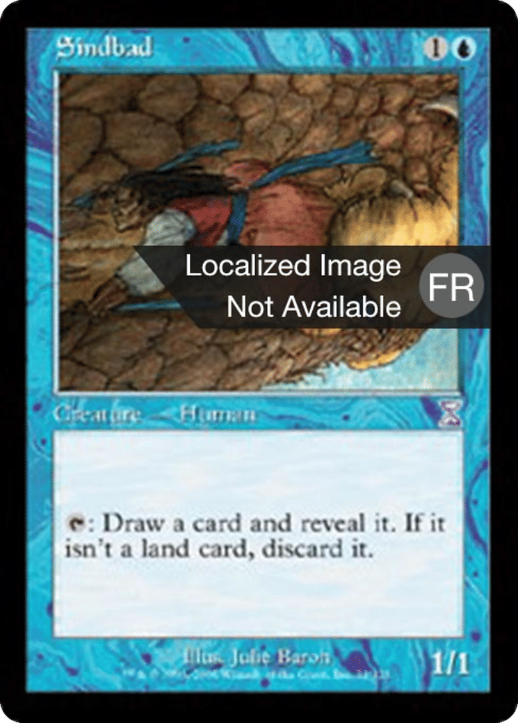 Sindbad — Time Spiral Timeshifted — Magic: The Gathering