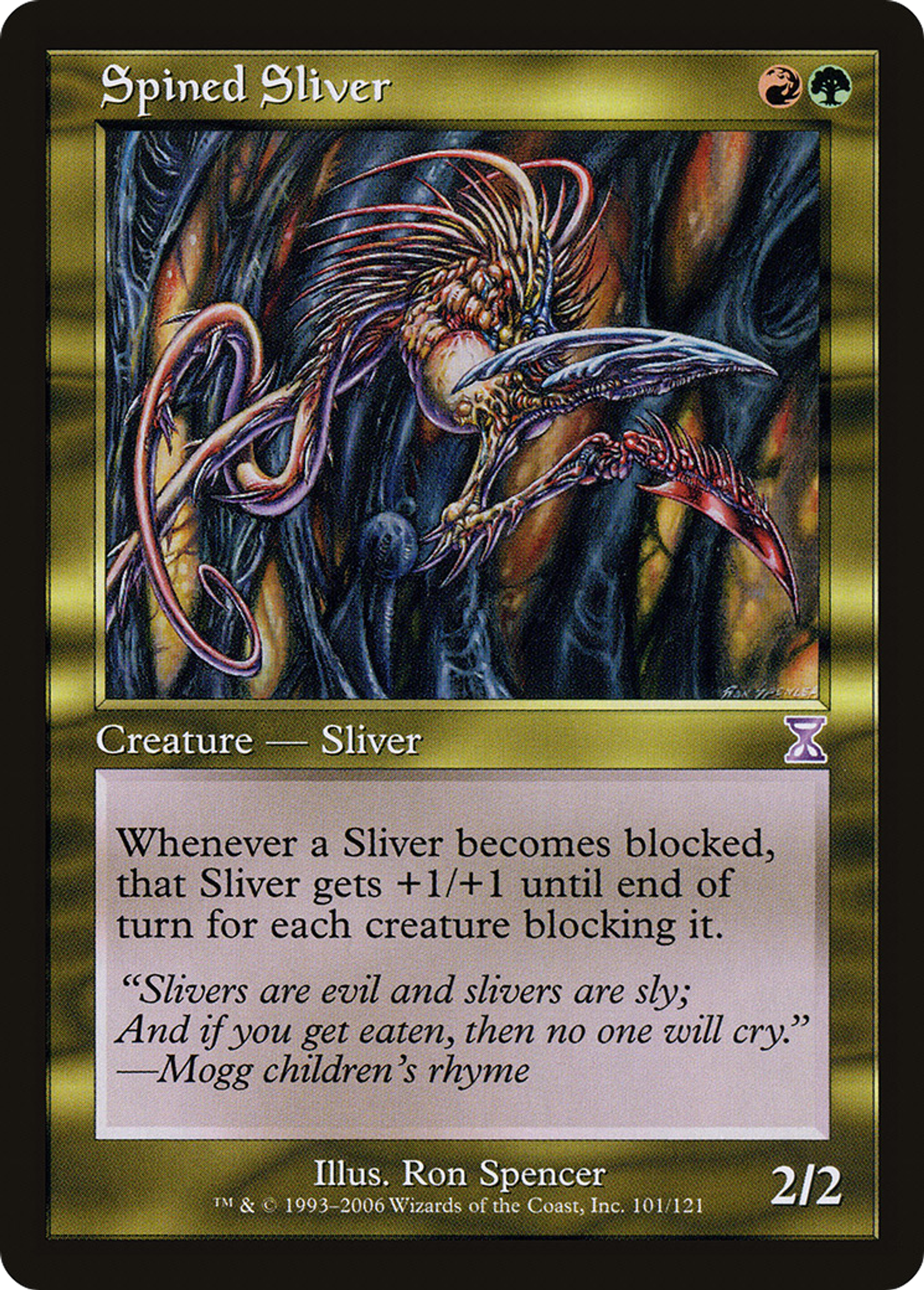 Spined Sliver — Time Spiral Timeshifted — Magic: The Gathering