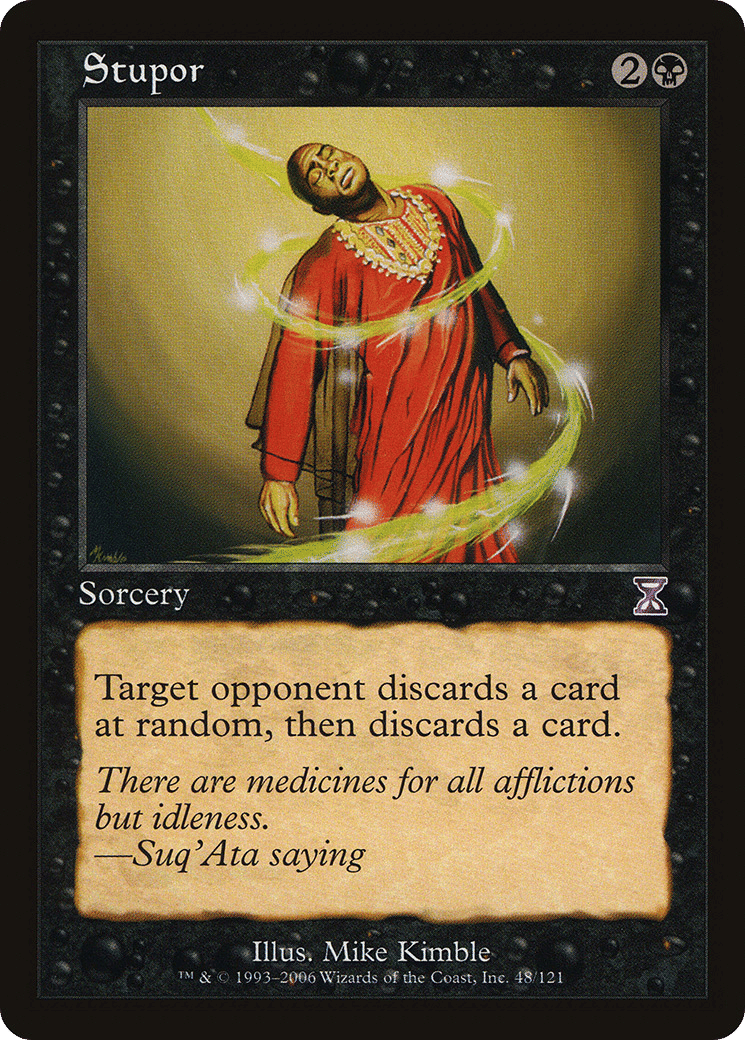 Stupor — Time Spiral Timeshifted — Magic: The Gathering