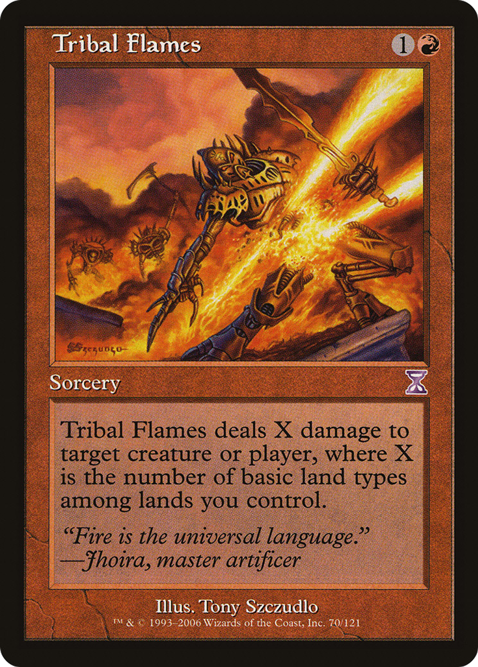 Flammes tribales — Time Spiral Timeshifted — Magic: The Gathering