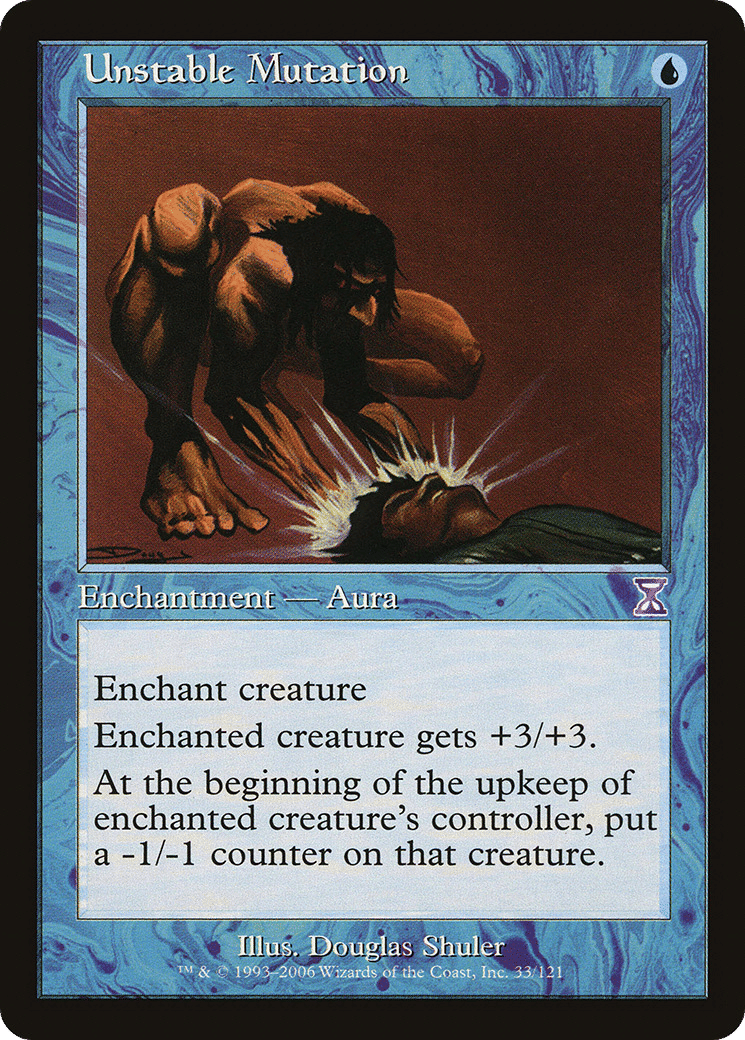Unstable Mutation — Time Spiral Timeshifted — Magic: The Gathering