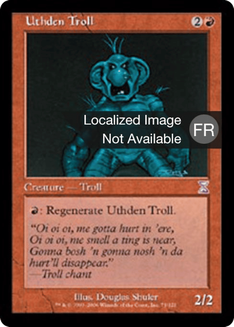 Troll d'Uthden — Time Spiral Timeshifted — Magic: The Gathering