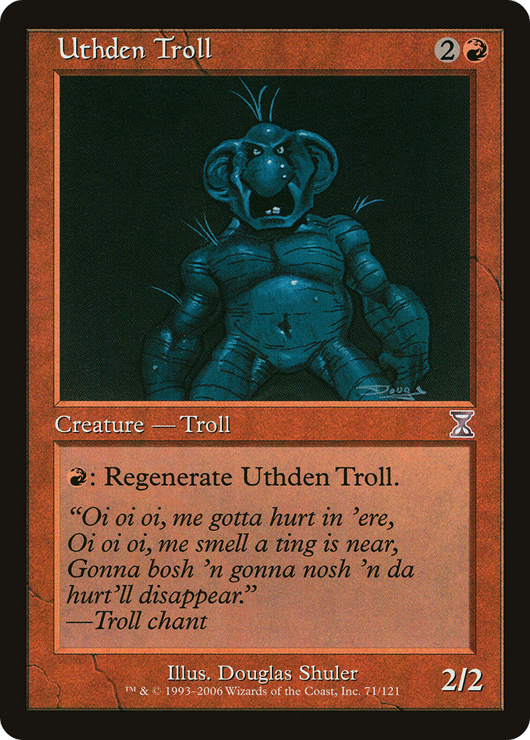 Uthden Troll — Time Spiral Timeshifted — Magic: The Gathering