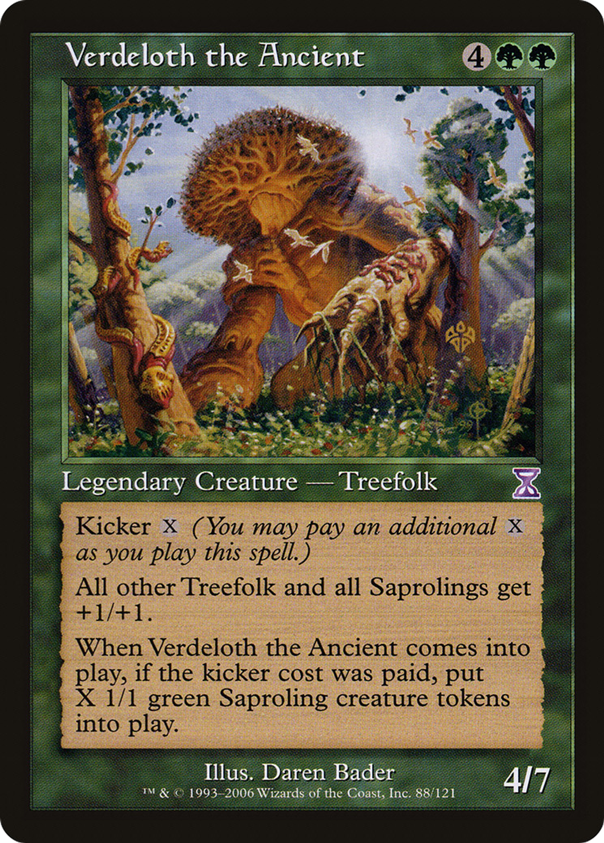 Verdeloth the Ancient — Time Spiral Timeshifted — Magic: The Gathering