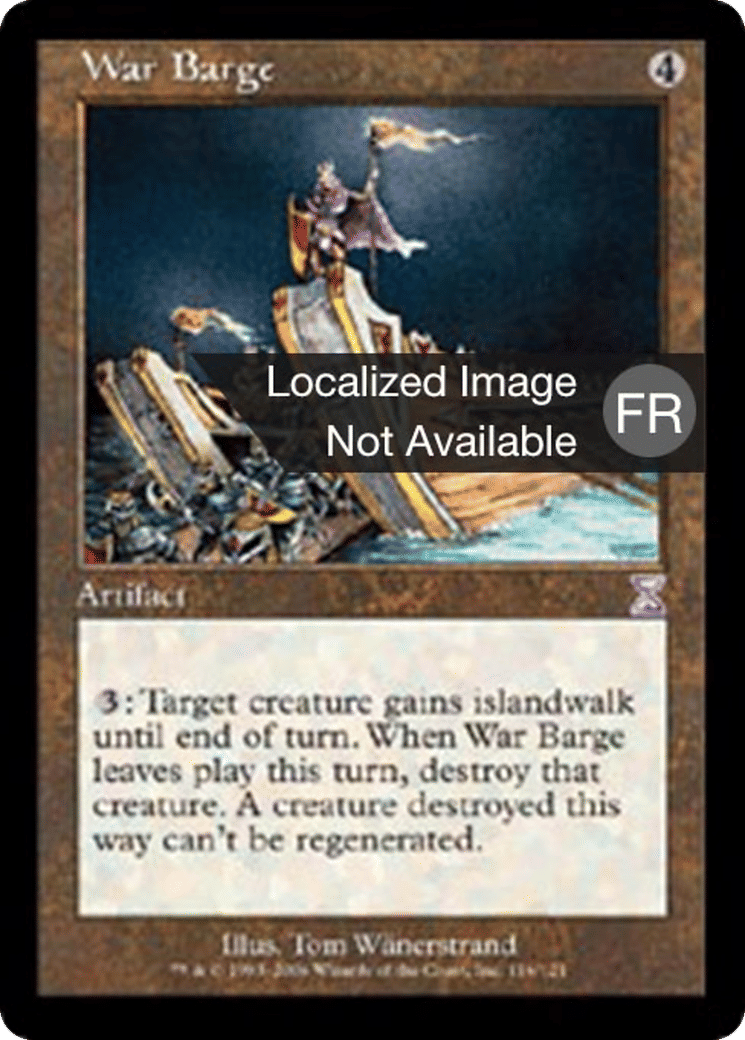 Barge de guerre — Time Spiral Timeshifted — Magic: The Gathering