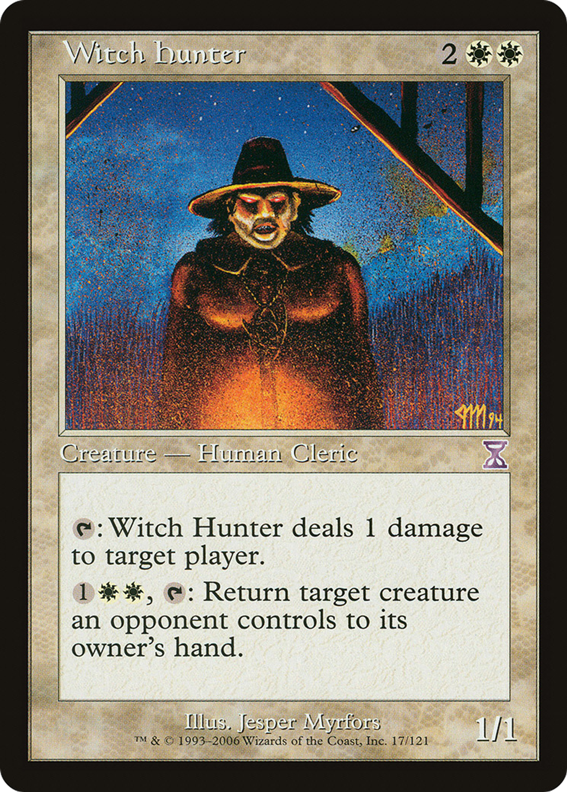 Witch Hunter — Time Spiral Timeshifted — Magic: The Gathering