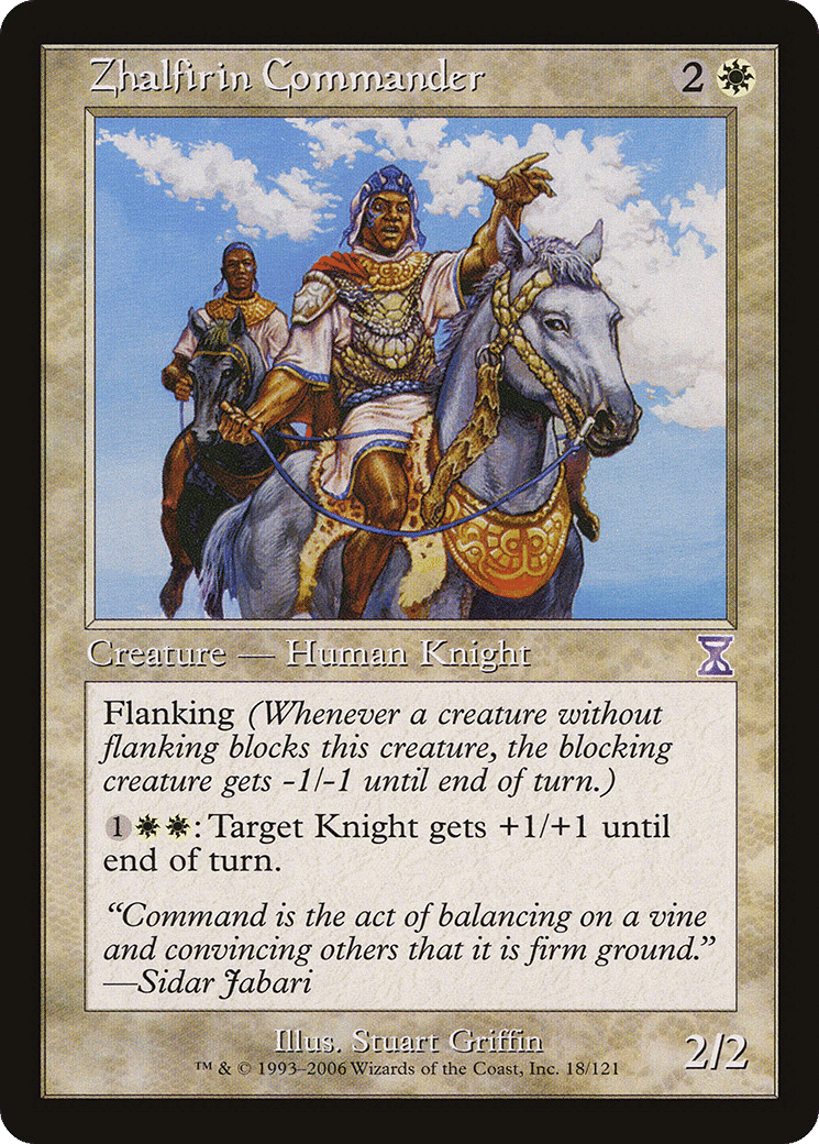 Zhalfirin Commander — Time Spiral Timeshifted — Magic: The Gathering