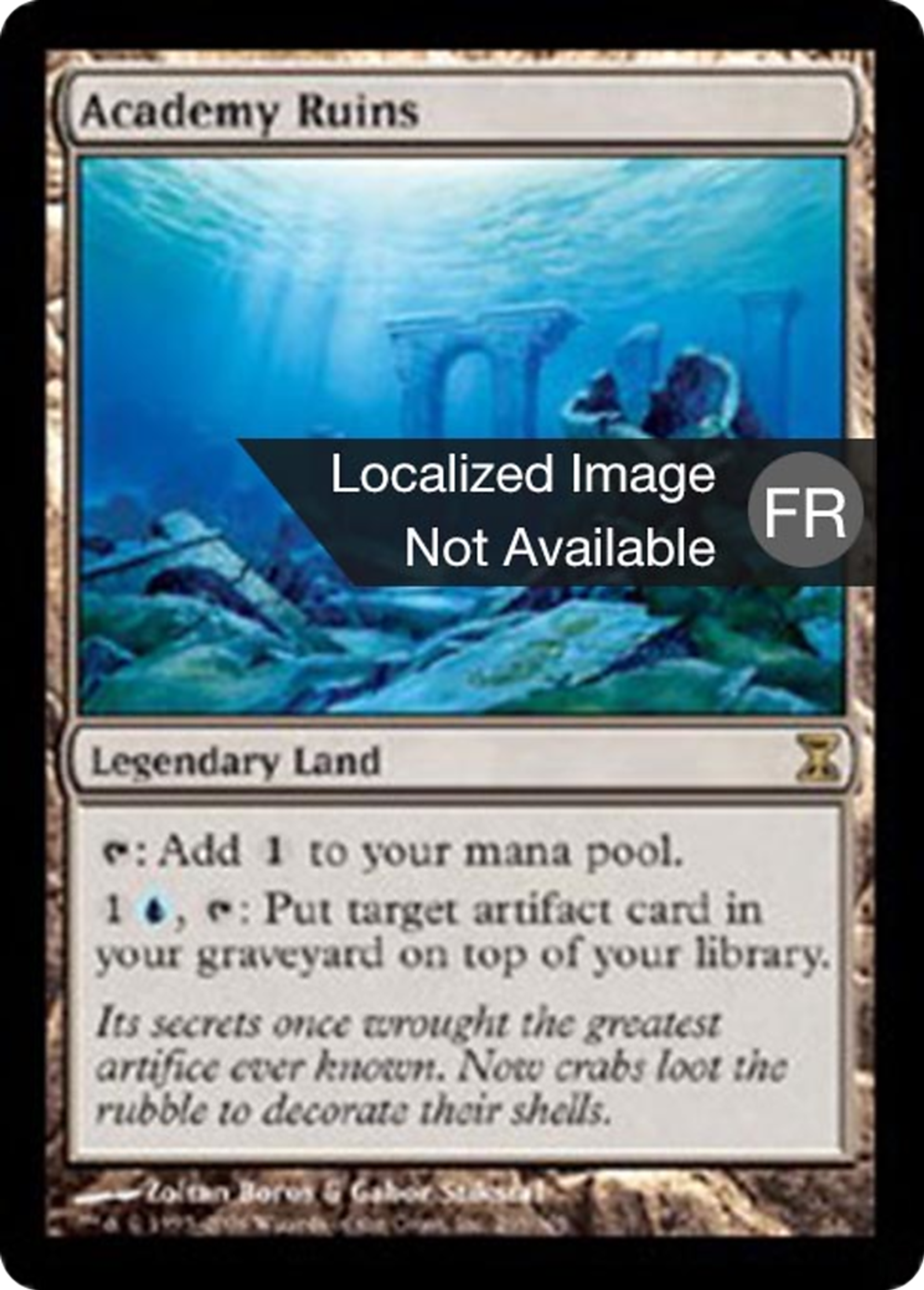 Ruines de l'académie — Time Spiral — Magic: The Gathering