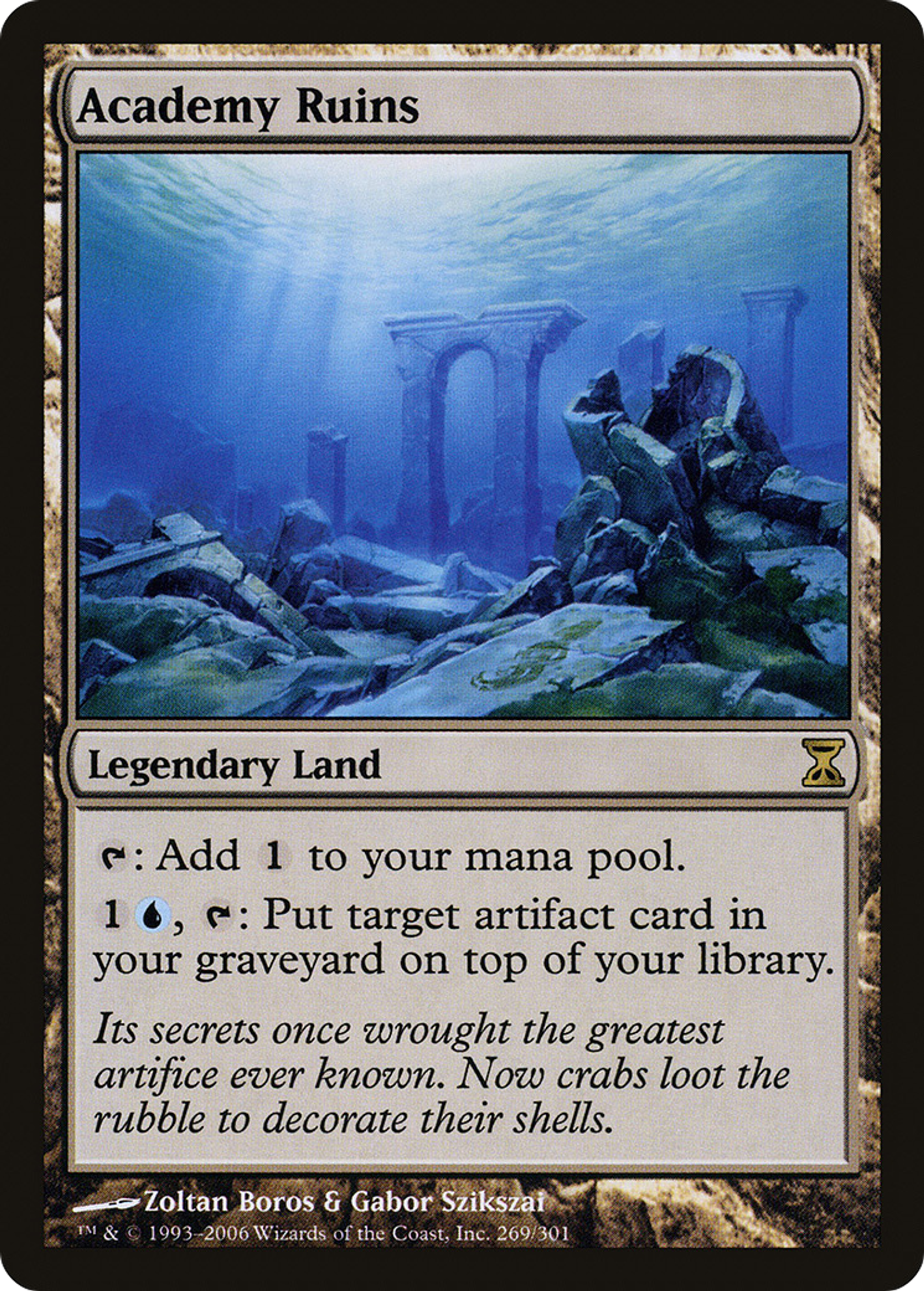 Ruines de l'académie — Time Spiral — Magic: The Gathering