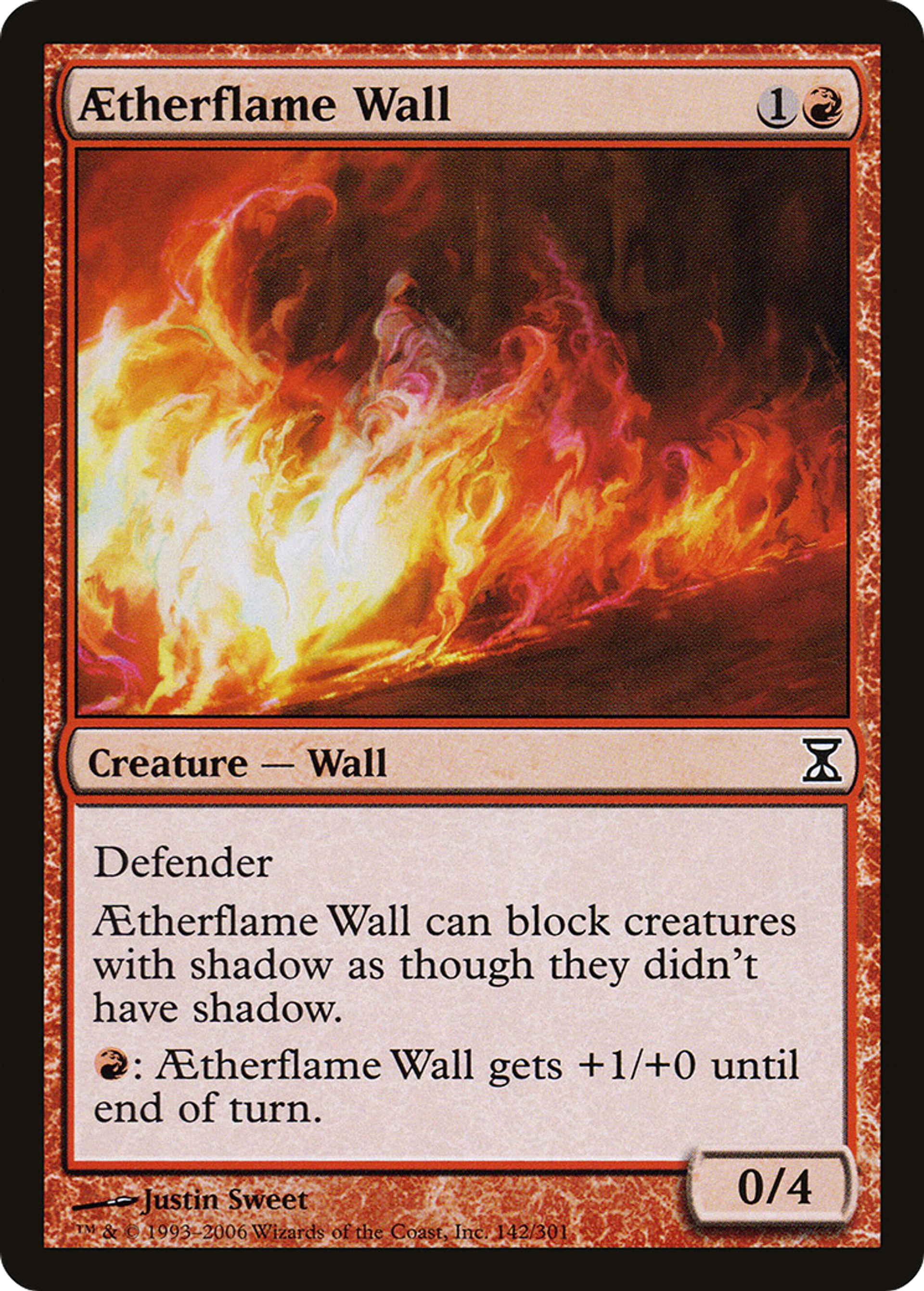 Aetherflame Wall — Time Spiral — Magic: The Gathering
